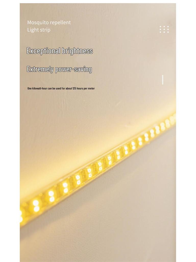 Solar LED Mosquito Repellent Waterproof Outdoor String Lights for Garden Camping Lawn