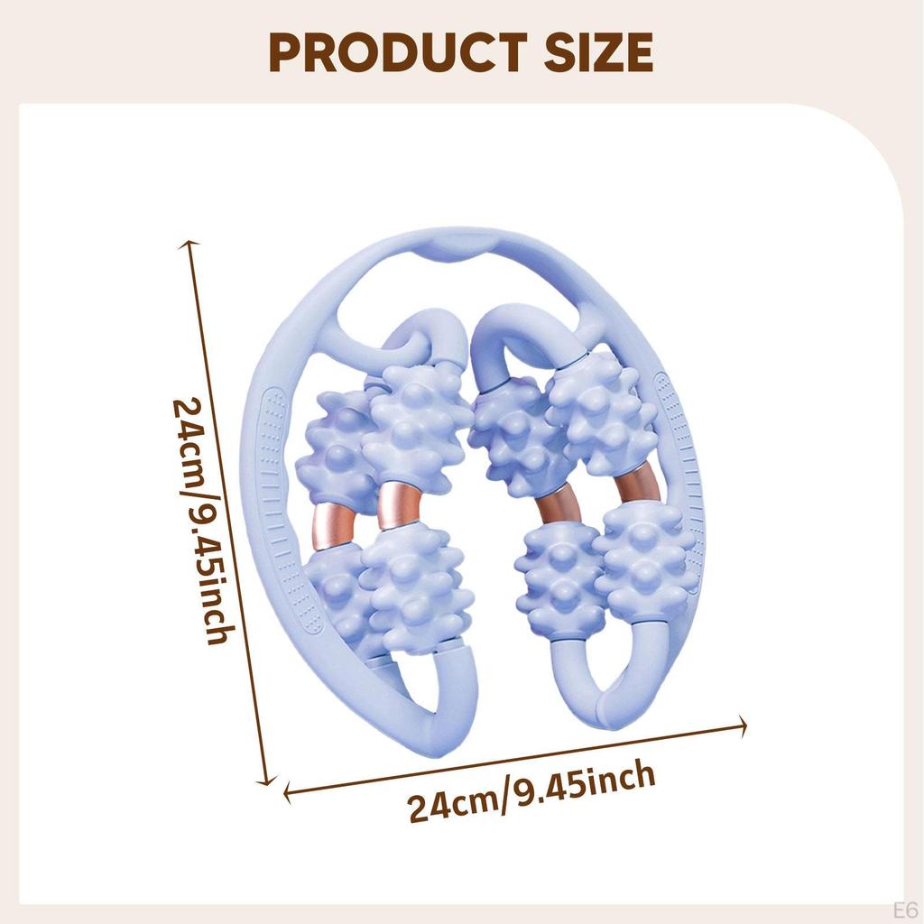 Massage Roller Zirkuläre Beinklammer 8 Räder Fitness Körperformungswerkzeug Muskel für