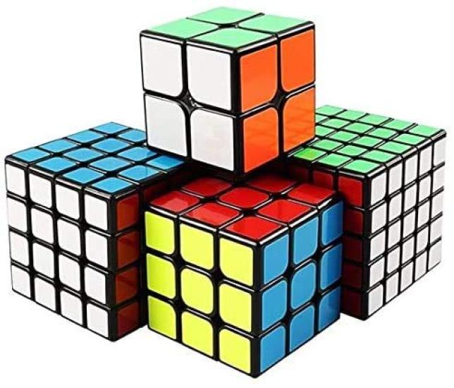 Kouzelná kostka XMD Soutěžní kostka 2x2 3x3 4x4 5x5 Kouzelná Prevence vyskakování Trénink mozku Vzdělávací hračka Kouzelná kostka 4 (Oficiální díly)