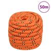 VidaXL Boat Rope Orange 20 Mm 50 M Polypropylene 152686