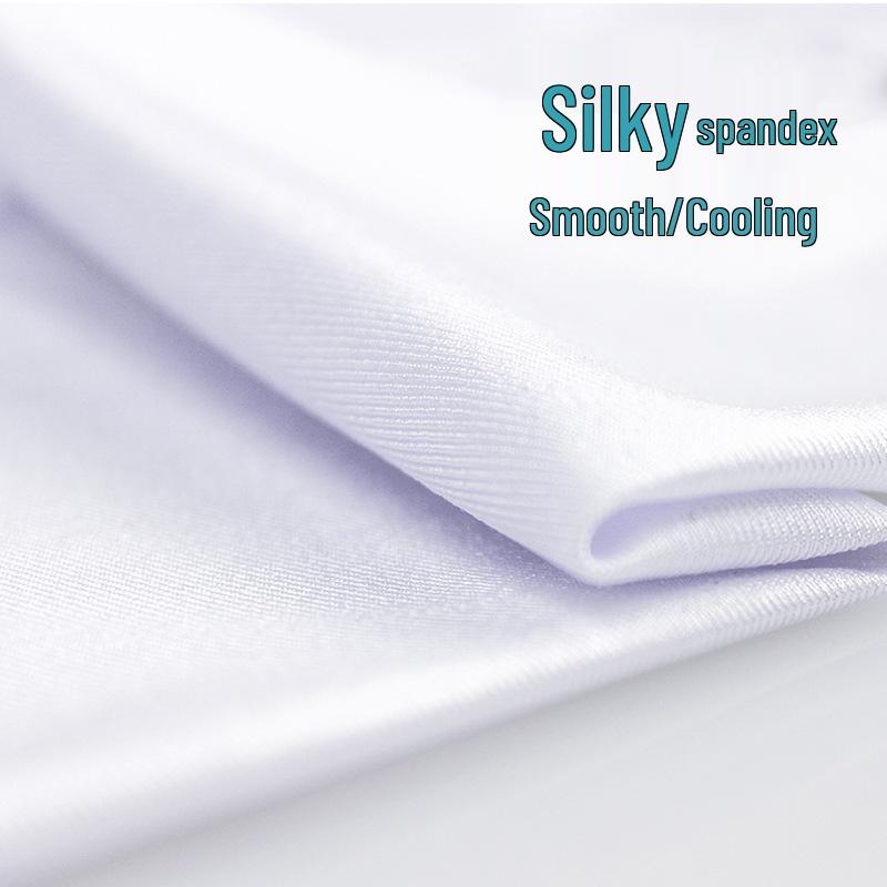 Girls' White Stirrup Dance Pants, Body Shaping Latin Dance Base Layer Long Pants