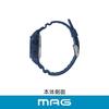 MAG Digital Watch, Solar Powered, Dual Power, Waterproof, Urethane Strap, Small Size, Suitable for Children, MW-551A NB, Navy