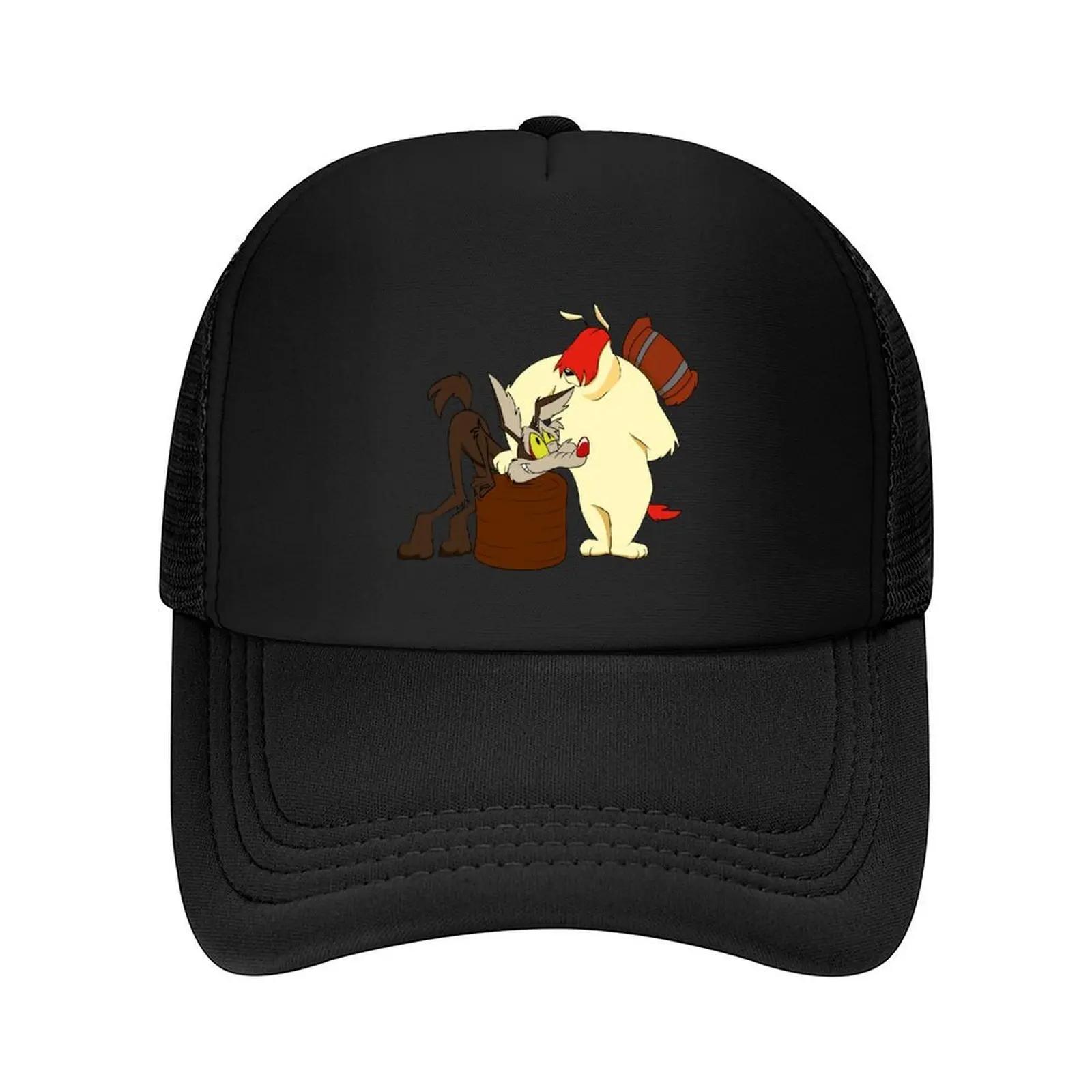 Retro Ralph Wolf And Sam Baseball Cap Fishing cap Golf Cap birthday Trucker Hat Trucker Hats For Unisex Womens