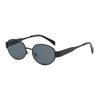 UV Protection Lightweight Comfortable Durable High Quality Timeless Stylish Alloy Metal Oval Shaped Female Sun Glasses