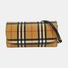 [Pre-Owned] Brown Coated Canvas Wallet With Gold Hardware - Very Good #5I7B25