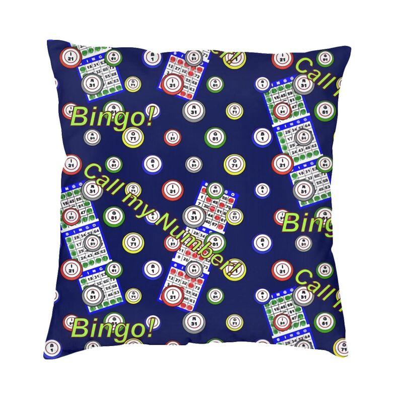 

Luxury Best Play Bingo Game For Bingo Players Sofa Cushion Cover Velvet Pillow Case Living Room Decoration Pillowcase 30cmx30cm