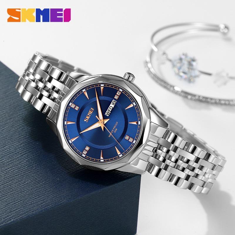 Ladies Quartz Watch Business Watch Fashion Calendar Men's Watch Waterproof Luminous Steel Belt Watch