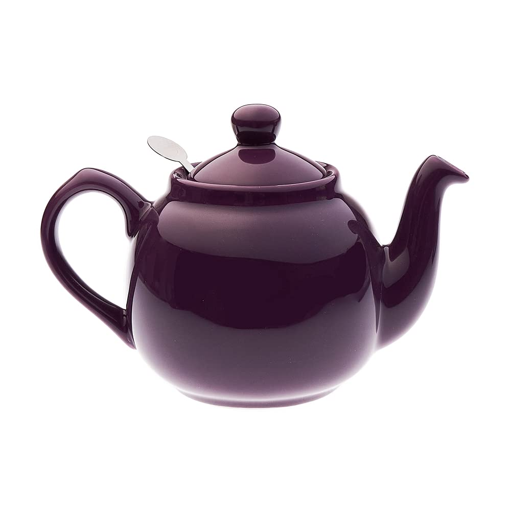 London Pottery Farmhouse Teapot, 2 Cups, Italian Plum