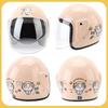 3C Certified Electric Motorcycle Helmet Winter Warm Anti Fog Lightweight Unisex Half Helmet for Adults