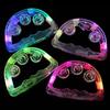 Bright Led Light Up Sensory Toy Flashing Tambourine Musical Instrument Shaking Party Atmosphere Child Toys Random Color