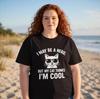 I May Be a Nerd But My Cat Thinks Im Cool TShirt Funny Cat Lover Tee Cat Mom Gift, Nerd Cat Shirt, Cute Cat T-Shirt, Pet Lover Gift T Shirt