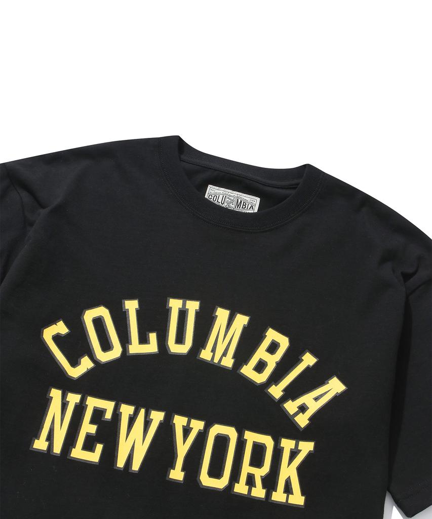 COLUMBIA UNIVERSITY New York Arch Logo S/S T-Shirts Black
