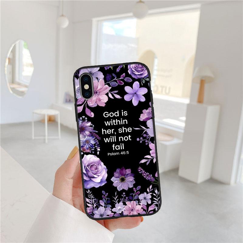 LO16 Bible verse Jesus Christ Case for Samsung M06 M15 M16 M35 M55 M56 A36 A42 A50 A50S A51 A52 A32 A33 A05 A05S A06 A16 A20