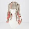 Makai No Ririmu Cosplay Wig with Net, Gray To Pink Gradient, Heat-Resistant