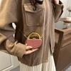 Mini Hollow out Crossbody Decorative Wallet Lock Buckle Hard Acrylic Daily Match Small Bag New 2026 Trendy Small Purse