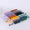 Multi-color Silicone Zipper Glasses Bag Storage Bag, Multi-purpose Small Anti-fall Debris Eyeglass Case Sunglasses Case
