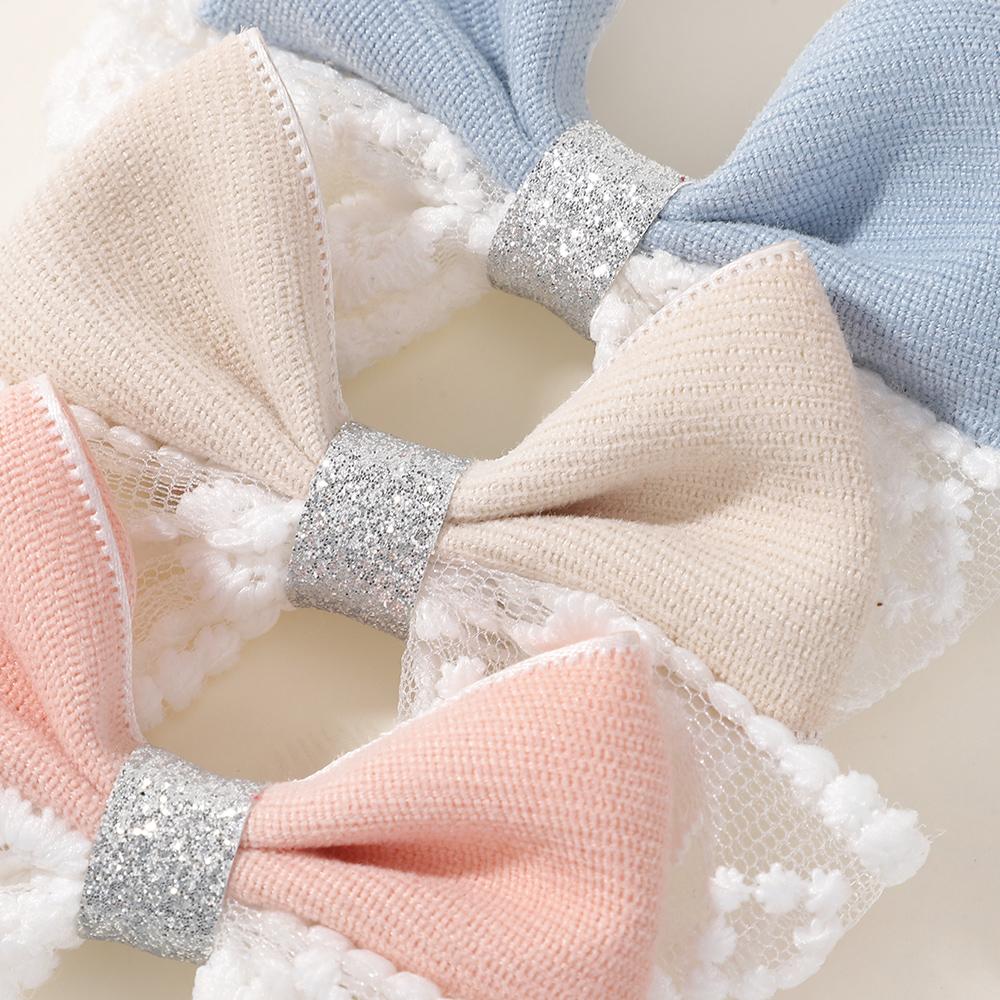 2pcs New Lace Kids Bow Hair Clip for Women Sweet Creative Bangs Clip Cute Side Hairpin BB Clip Girl Hair Accessories Gifts