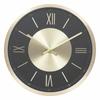 Ariana Wall Clock 30cm Gold/black