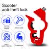 Motorcycle Handlebar Lock Aluminum Alloy Scooter Brake Clutch Security Locks Anti Theft Motorcycle Grip Lock Brake Handle Lock