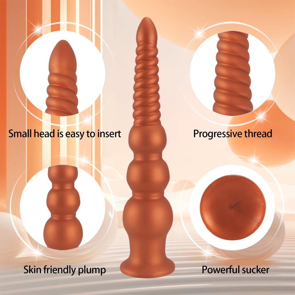 Silicone Thread Pull Beads Butt Plug SM Gradient Anal Expansion Butt Plug Sex Toy Gay Adult Supplies Source