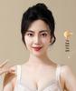 Elegant Cartoon Lace Bra for Women - Small Bust Lift, Side Support, Anti-Sagging, Wire-Free Design