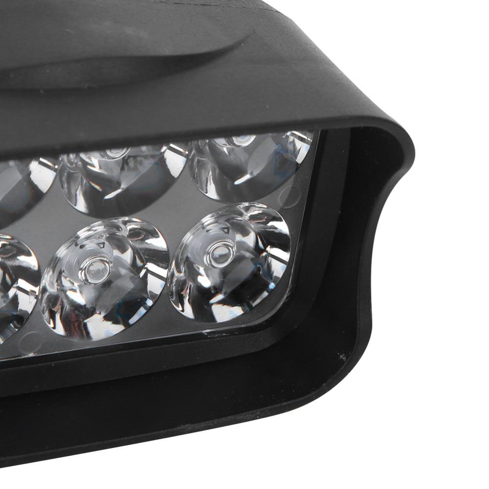 12V-80V LED Electric Tricycle Light 8 LED Motorcycle Light Ebike Headlight Electric Bike Use