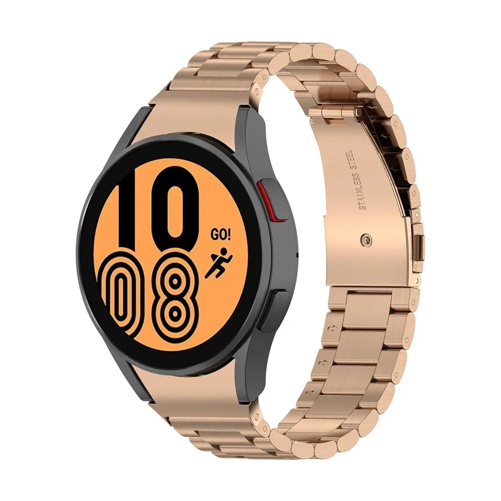 No Gaps Stainless Steel Band for Samsung Galaxy Watch7 6 4 Classic 46mm 47mm/Watch4 5 Pro 44mm 40mm Strap Curved End Bracelet