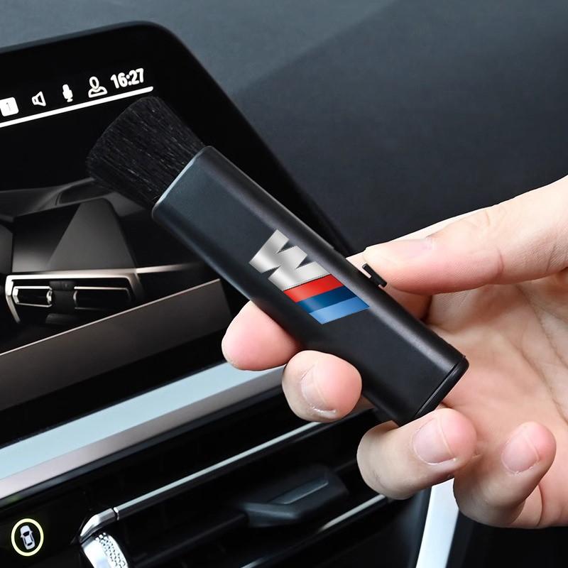 BBIL9 Car Interior Cleaning Soft Brush Tool Dust Remover Sticker For BMW G80 G06 G07 G42 G14 G15 G16 F82 X1 X3 M1 M2 M3 M4 M5 M6 M7