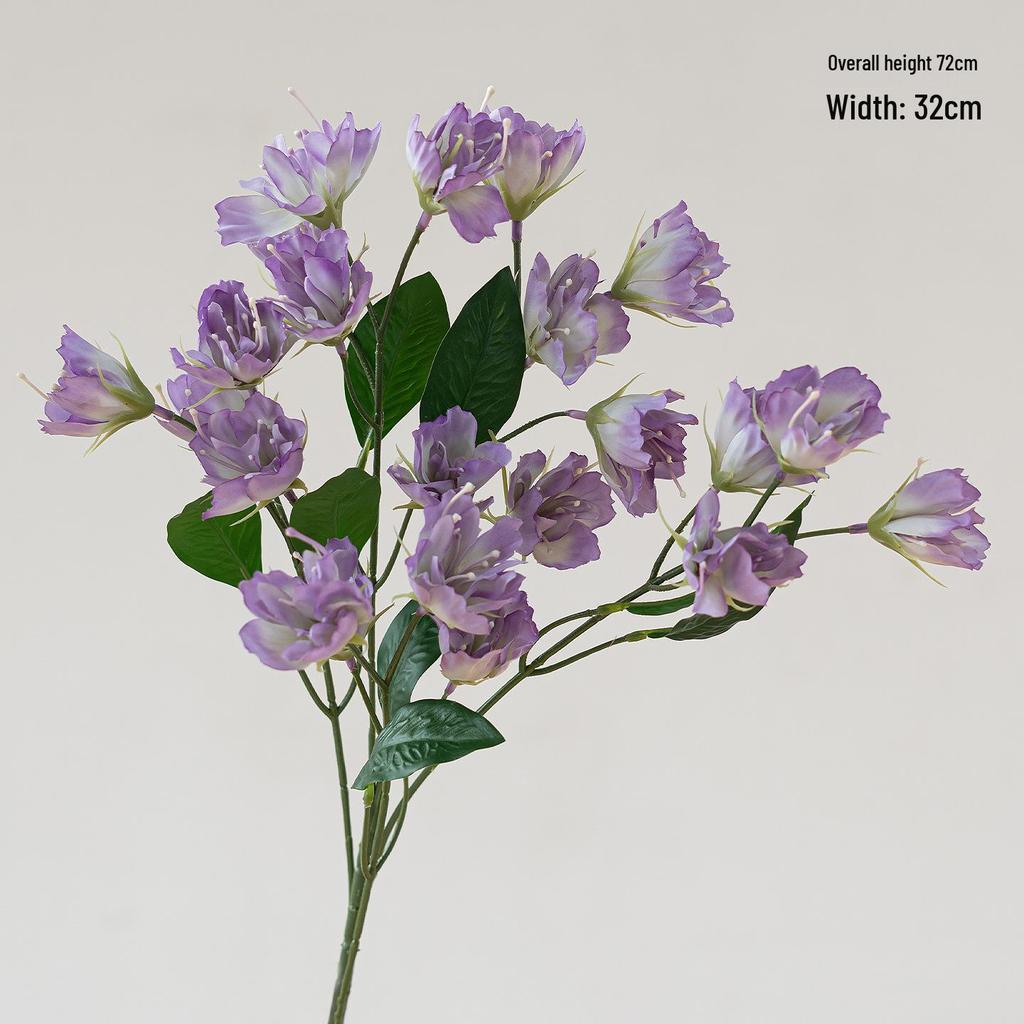 Purple Series Artificial Flowers: Elegant Decorative Floral for Home, Wedding, Model Room, and Soft Décor.