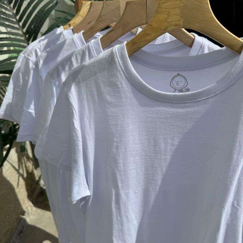 

Export South korea Foreign Trade Pure Cotton White T Solid Base T-shirt round Neck Short sleeve All-Matching Basic Retro Men and Women Couple White 100