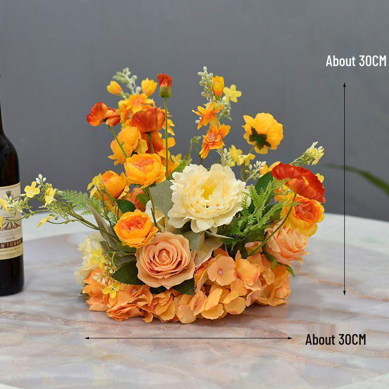 Japanese-Style Floral Art Dining and Bedside Table Arrangement