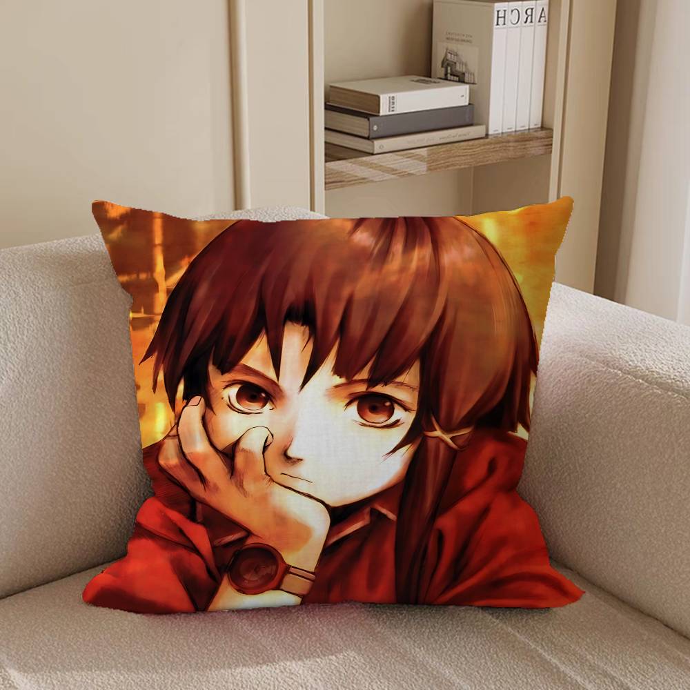 

Serial Experiments LainS Pillowcases Home Bedding Decorative Pillow Cover Wedding Super Soft Pillow Case 16x16Inch