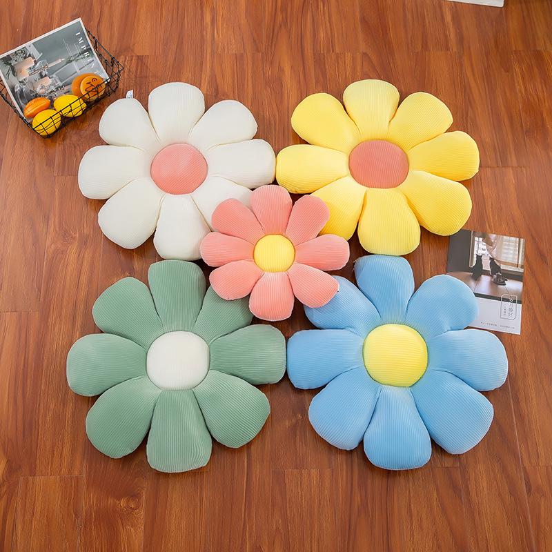 Little Daisy Sunflower Plush Pillow - Office Chair Seat Cushion & Sofa Backrest Doll