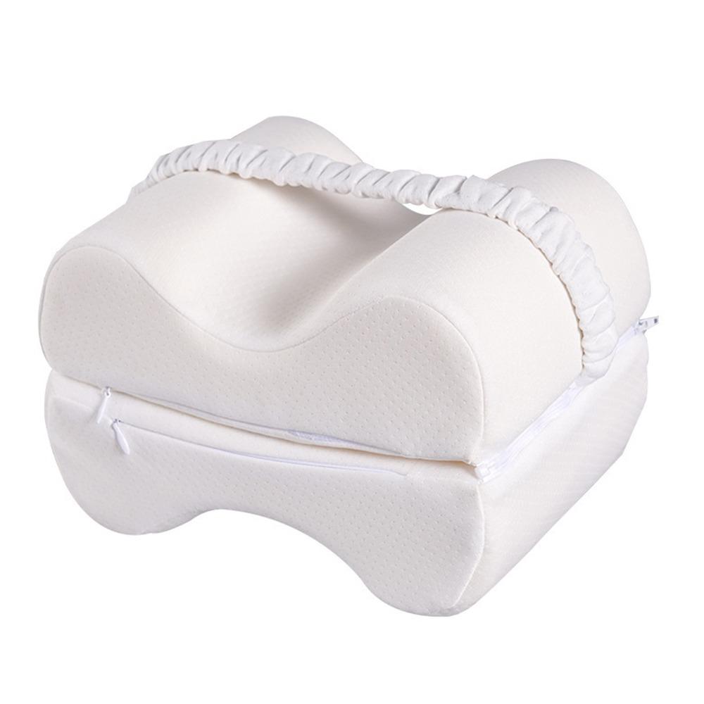 Verbessert Neu mit Beinkorrektur Memory-Schaum Kniekissen Einfarbig Faltbares Beinkissen Ausrichtungskissen Lindert Schmerzen im unteren Rücken