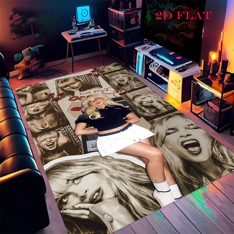 Sabrina Lavender Dream Carpet Rug for Living Room Bedroom Home Sofa Decoration,Kids play Nonslip Floor Mat