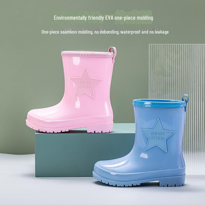 Dziecięce kalosze do połowy łydki: Rozmiary 27-40, Lekkie, Antypoślizgowe, dla Chłopców i Dziewcząt.