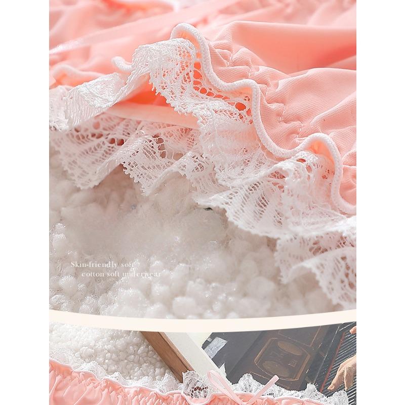 Taschen Hüfte Große Größe Slips Spitze Mittlere Taille Damen-Slips