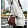 Crossbody bag women's contrasting color small bag ins trendy brand men's cross rope knot shell bag commuting versatile lightweight shoulder bag