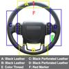 For Land Rover Range Rover Sport 2014-2018 Hand Sewing Car Steering Wheel Cover