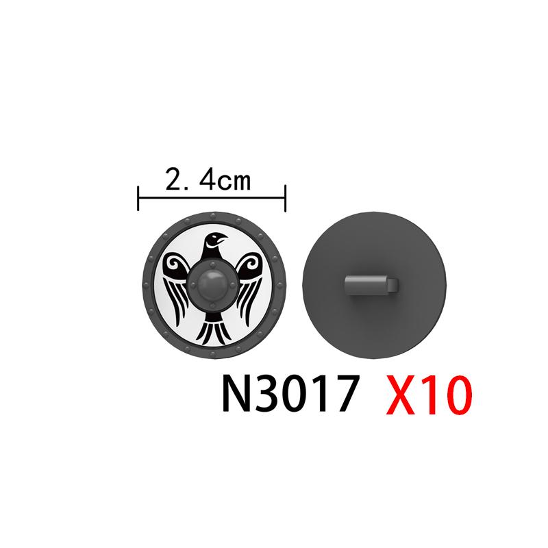 Medieval Knights Figures Accessories Building Blocks Officer Cloak Helmet Cape Armor Shield Black Eagle Red Lion Toys MOC Bricks