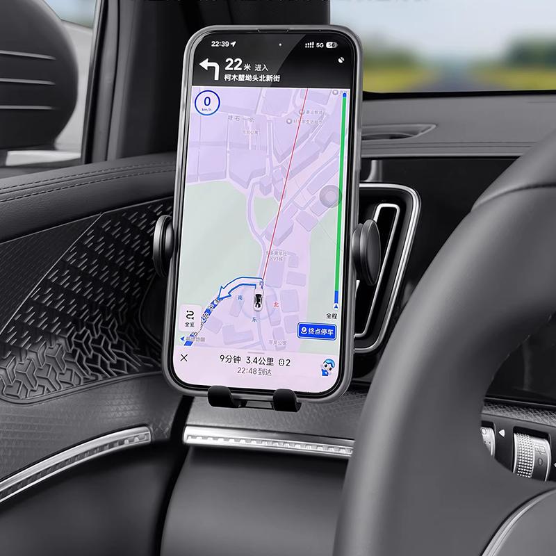 For BYD Sealion 5 DM-i 2025-2026 Car-mounted Mobile Phone Holder Central Console Instrument Air Outlet Navigation Bracket