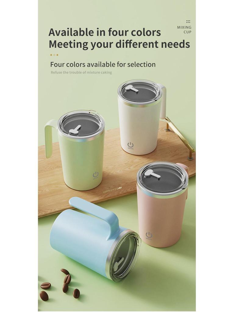 Přenosný USB nabíjecí hrnek na kávu ze nerezové oceli 304 pro domácnost