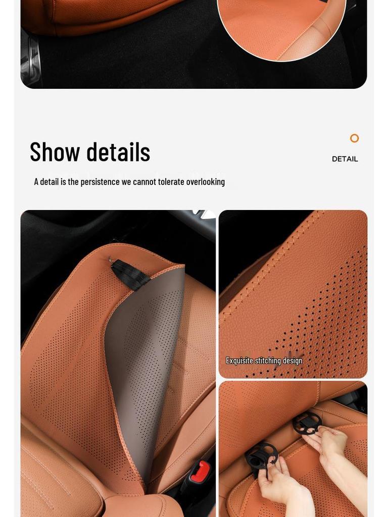 Full-Coverage Thin Seat Cushions for Tesla Cars