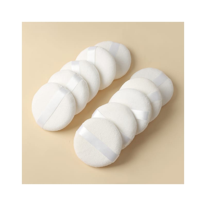 

Набор из 10 пуховок для макияжа, пуховка для рассыпчатой пудры