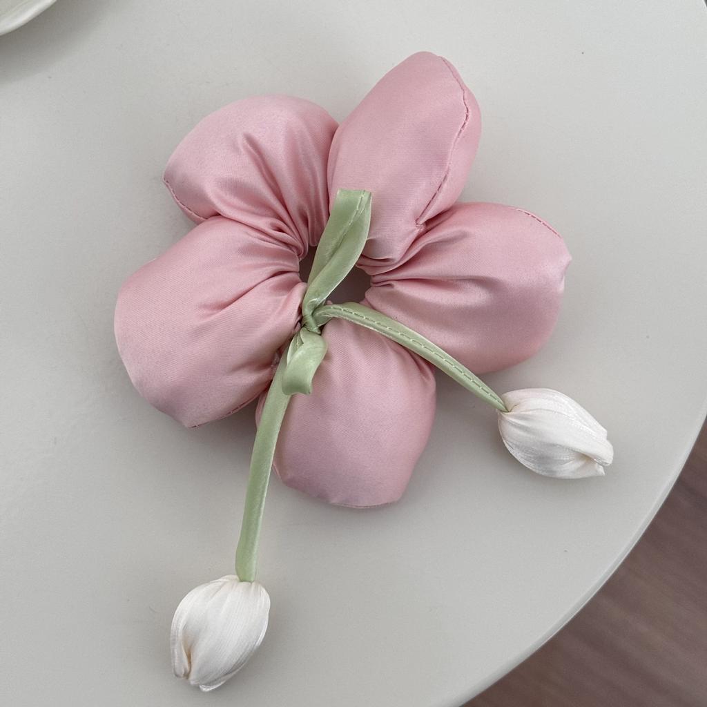 Large Big Hair Accessories for Women Girl Bow Scrunchies Band Ties Rubber Elastic Flowers Fascinator Designer Popular Ribbon New