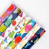 1pcs Wrapping Paper Roll Colorful Happy Birthday Gift Wrapping Paper Kids Birthday Party Holiday Wrap Cartoon Craft Paper Decor