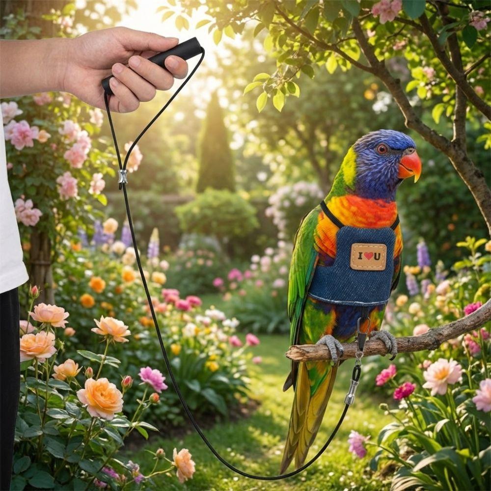 Adjustable Parrot Flying Clothes Escape-Proof Bird Training Gear Bird Walking Rope Avian Training
