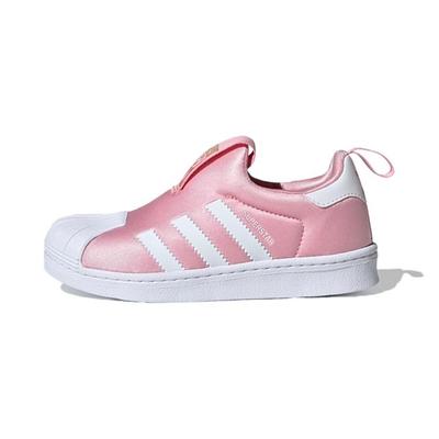 Originals SUPERSTAR 360 Mesh Low Top Kids' Skateboarding Shoes White Pink Children Aged 3 7 Years Old EF9175