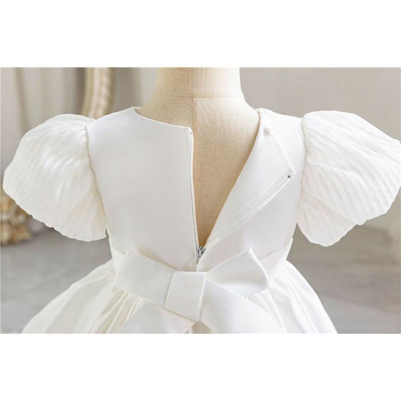 Rochii de ziua de naștere pentru copii, rochii de printesa cu dungi și funde din satin, pentru weekend