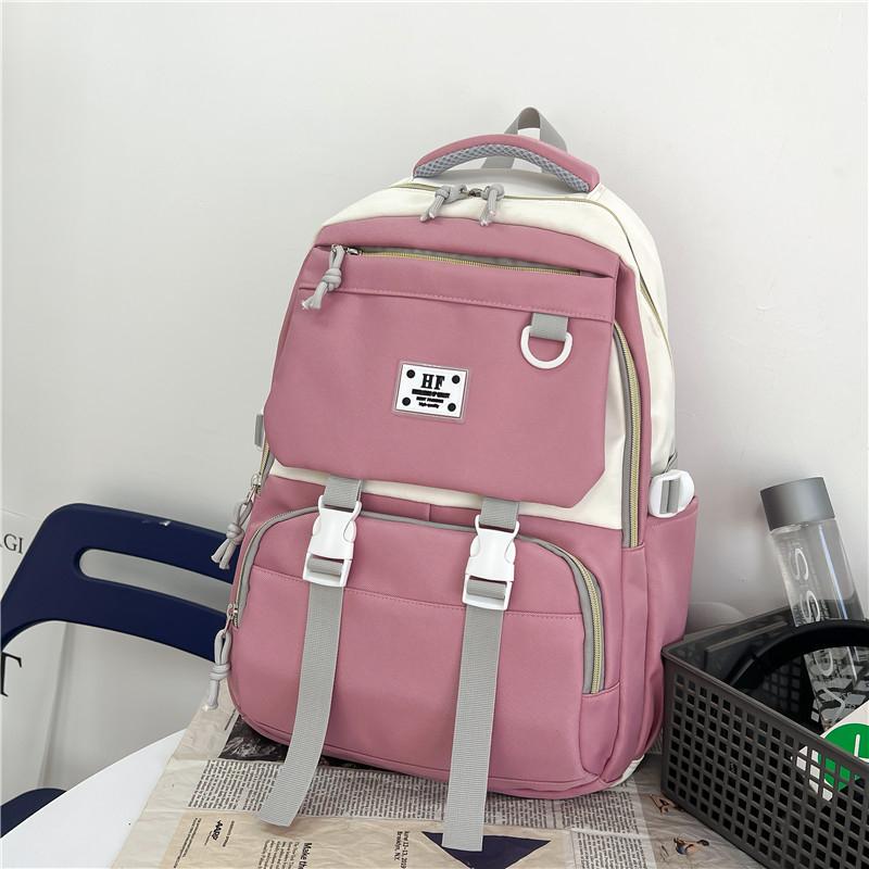 Backpack Large Capacity Campus Waterproof Backpack Outdoor Student Schoolbag